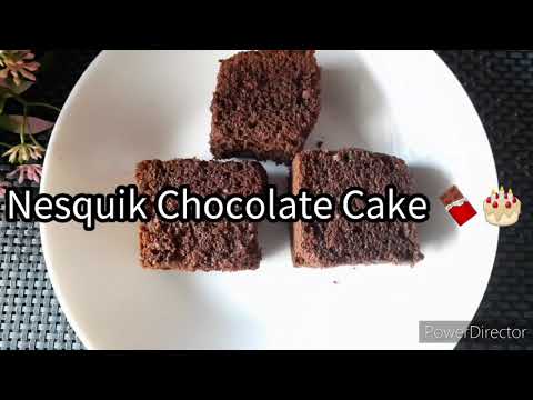 Cake | Nesquik Chocolate Cake 🍫🎂 Recipe With English Subtitles | Rasmi Samayal