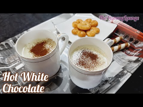 Thick Hot White Chocolate Recipe | How to Make Italian Hot White Chocolate | Winter Beverage Recipe