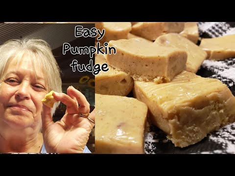 Easy, creamy, Pumpkin pie Fudge!