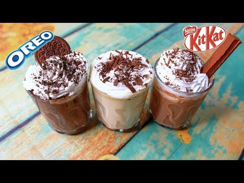 3 Hot Chocolate Recipe | Oreo Hot Chocolate | KitKat Hot Chocolate | White Hot Chocolate