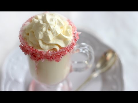 Peppermint White Hot Chocolate Recipe | Christmas Recipe