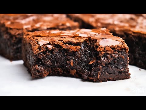 The Best Fudgy Brownies Recipe | Simple Way Of Making The Perfect Fudgy Brownies