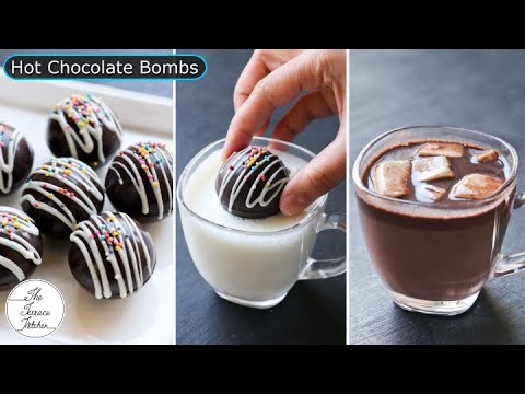 Trending Hot Chocolate Bomb | How to Make Hot Chocolate/Cocoa Bombs at Home ~ The Terrace Kitchen