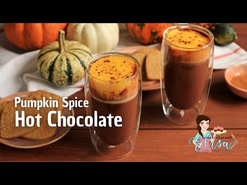 Pumpkin Spice Hot Chocolate | Thanksgiving Drink Recipes | Hot Winter Drinks