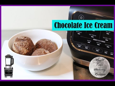 CHOCOLATE ICE CREAM |  NINJA FOODI BLENDER ICE CREAM