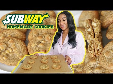 WHITE CHOCOLATE MACADAMIA NUT COOKIES RECIPE LIKE SUBWAY | SHERLINA NYM