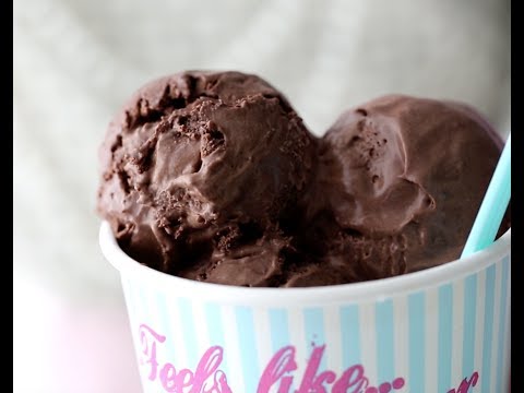 DARK CHOCOLATE ICE CREAM (No Machine)