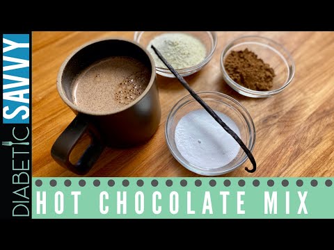 DIABETIC HOT CHOCOLATE MIX - RICH IN FLAVOR - NOT THE SUGAR OR CARBS!