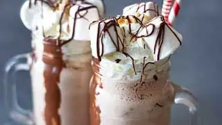 Hot Chocolate Milkshake Recipe v |