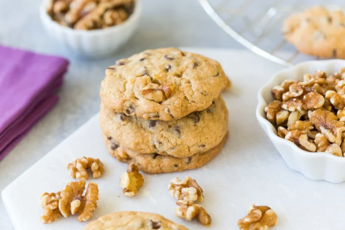 Chocolate Chip Walnut Cookies Pizzazzerie |