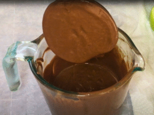 Dip or drizzle over caramel‑coated slices.