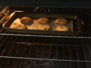 Bake for 9–11 minutes, until the edges are golden and the centers look slightly underdone. Let cookies cool on the pan before transferring to a wire rack.