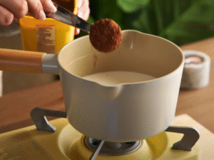 Bob Evans Hot Chocolate - Mix in dry ingredients