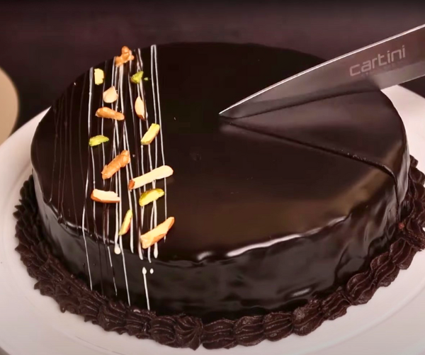 Chocolate Truffle Bomb Cake