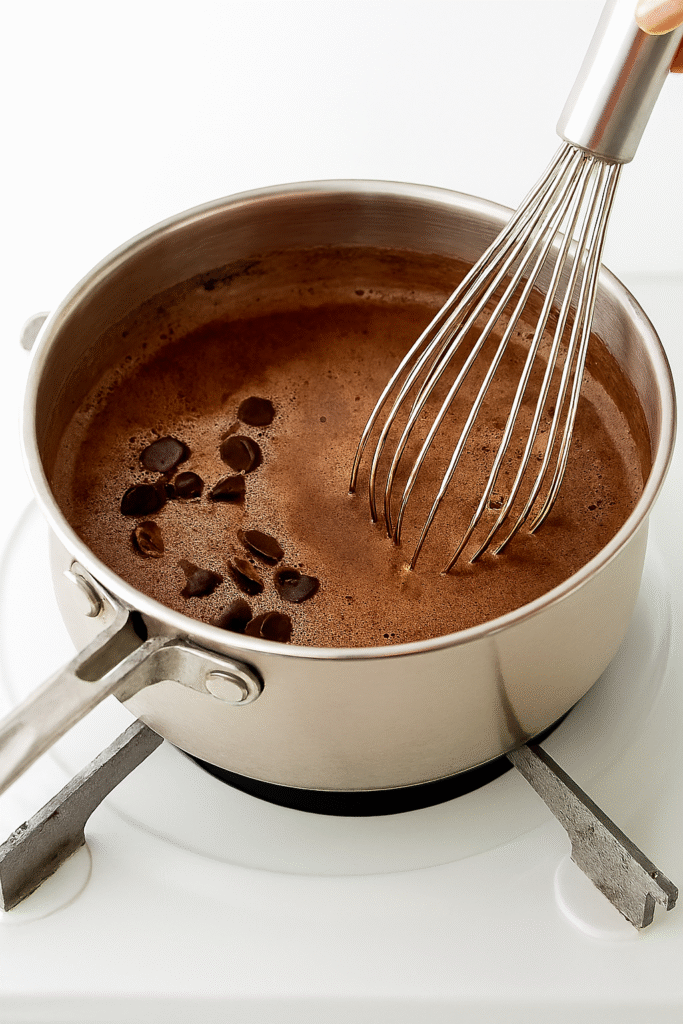 Enrich with Chocolate: Drop in a few pieces of semi‑sweet chocolate or chocolate chips. Stir until melted, giving the drink a richer, creamier body.