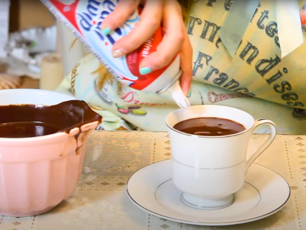 Whip the Cream In a bowl, beat ½ cup heavy cream with powdered sugar and vanilla until soft peaks form.