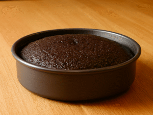 Pour into the pan and bake for 30–35 minutes, or until a toothpick comes out clean. Let it cool slightly.